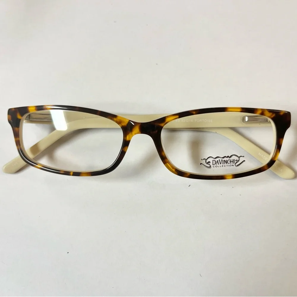 DaVinci Tortoise Shell Eyeglasses frames - non-prescription